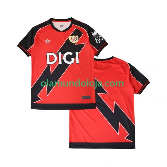 Camisola Rayo Vallecano Homem Equipamento Segundo 2025-2026 Manga Curta